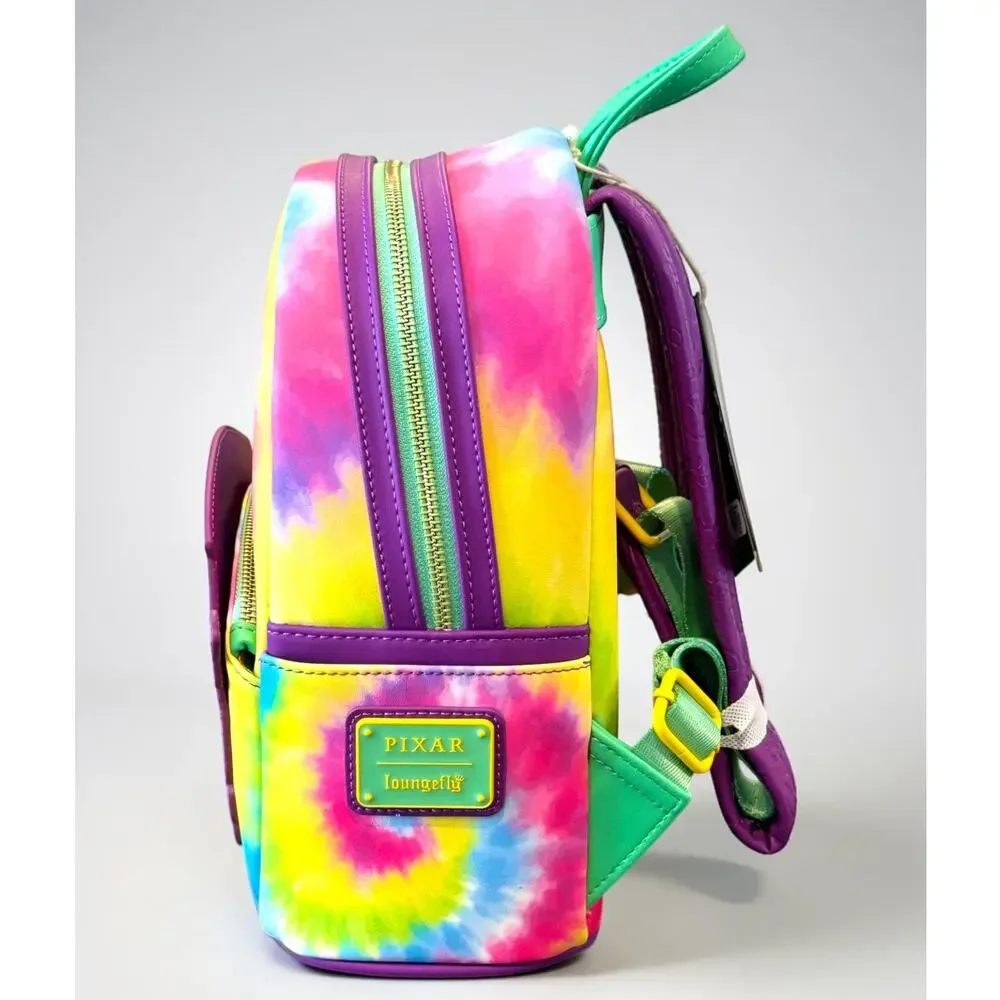 Loungefly Disney Pixar Cars Fillmore Tie Dye Good Vibes Mini Backpack NWT